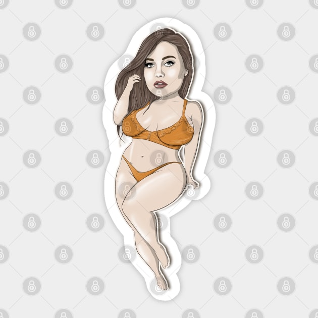 lillias Sticker by bobgoodallart